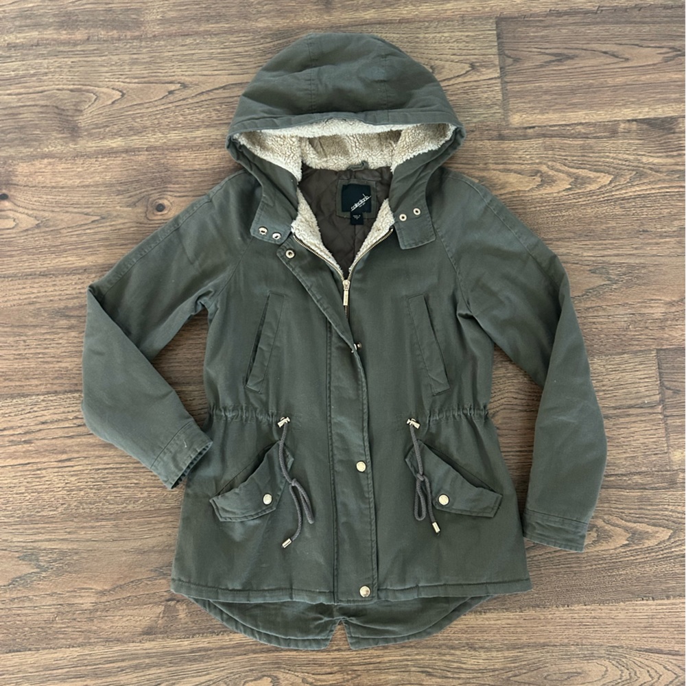 CollectionB Olive Green Lightweight Jacket